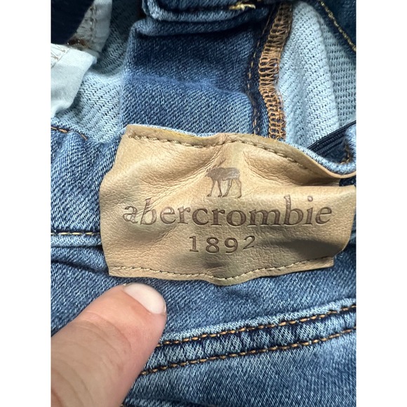Abercrombie kids straight legged blue elastic waist jeans 13/14‎ - Picture 5 of 5